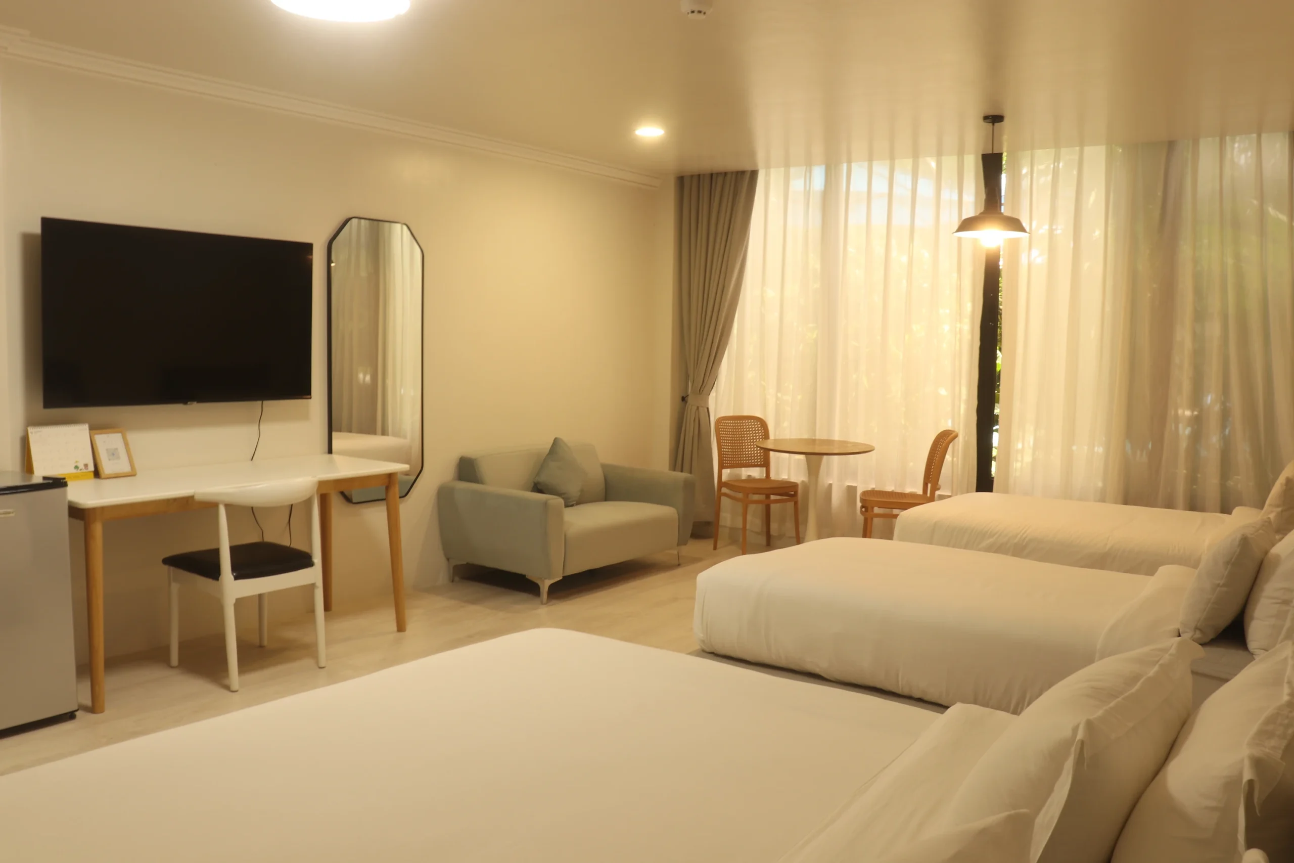 Family Resort Room With Multiple Beds in Cavite Spacious room at an event place in Cavite with accommodation for families and groups