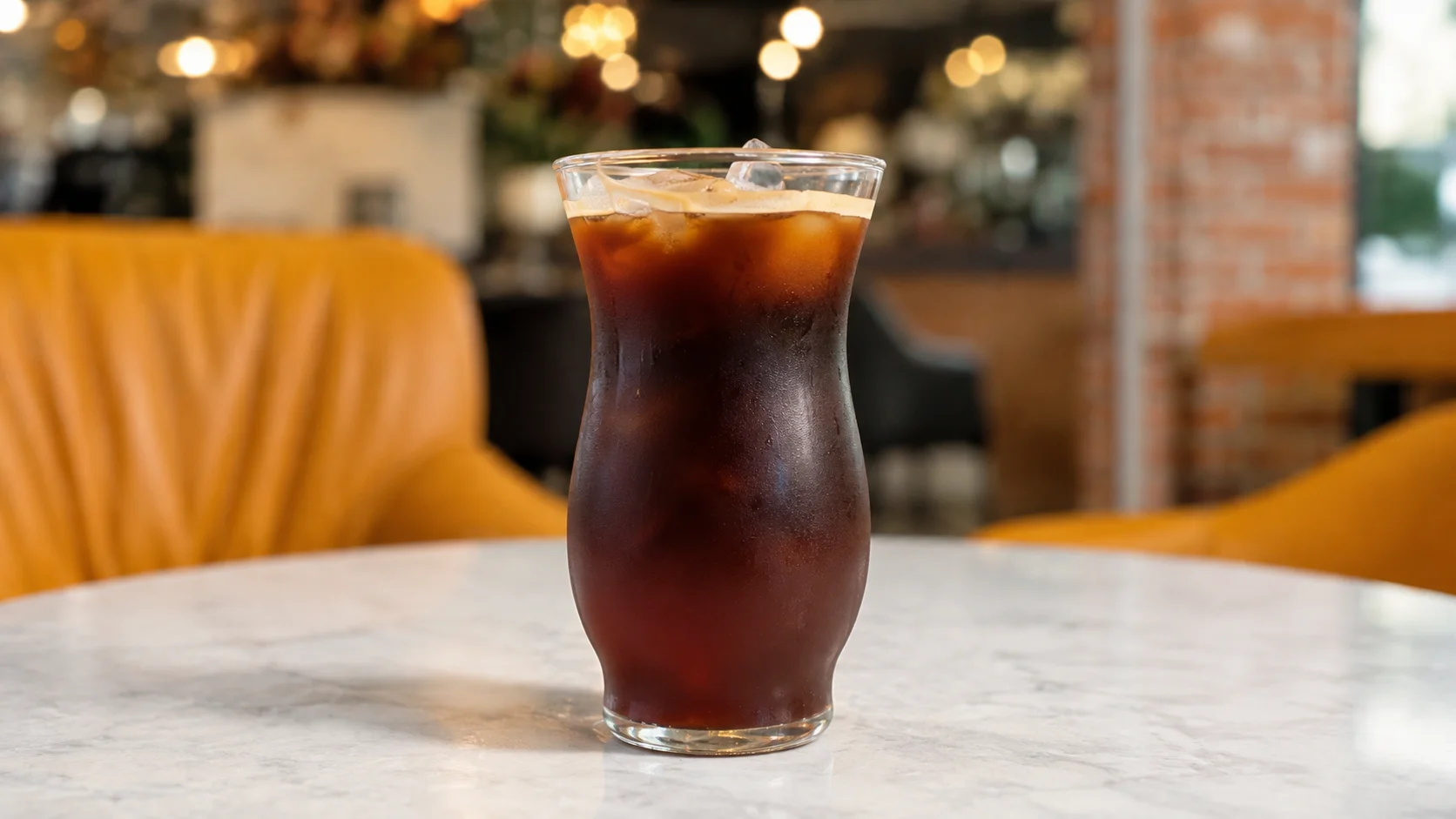 content (1) Iced black coffee served at the best coffee shop in Cavite