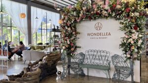 Start your Silang food trip at Wondellea's entrance.